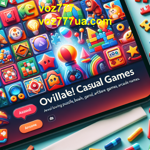 A Popularidade dos Jogos Casuais em Voz777